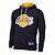 Casaco Moletom Los Angeles Lakers Canguru Logo Preto - NBA - Imagem 3