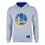 Casaco Moletom Golden State Warriors Canguru Logo Cinza - NBA - Imagem 1