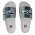 Chinelo Slide NFL Seattle Seahawks Cinza e Azul - Imagem 1