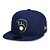 Boné Milwaukee Brewers 5950 Game Cap Fechado Azul - New Era - Imagem 1