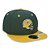 Boné New Era Green Bay Packers 950 Cor Helmet Verde Aba Reta - Imagem 4