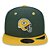 Boné New Era Green Bay Packers 950 Cor Helmet Verde Aba Reta - Imagem 3
