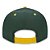 Boné New Era Green Bay Packers 950 Cor Helmet Verde Aba Reta - Imagem 2