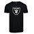 Camiseta New Era Las Vegas Raiders Logo Time NFL Preto - Imagem 1