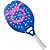 Raquete Beach Tennis Outride Venus Fibra de Vidro Azul Rosa - Imagem 1