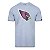 Camiseta New Era Arizona Cardinals Logo Time NFL Cinza - Imagem 1