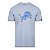 Camiseta New Era Detroit Lions Logo Time NFL Cinza Mescla - Imagem 1