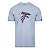 Camiseta New Era Atlanta Falcons Logo Time NFL Cinza - Imagem 1