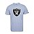 Camiseta New Era Las Vegas Raiders Logo Time NFL Cinza - Imagem 1