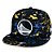 Boné New Era Golden State Warriors 950 Paint Splatter Preto - Imagem 1