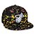 Boné New Era Miami Heat 950 Paint Splatter Preto Aba Reta - Imagem 4