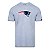 Camiseta New Era New England Patriots Logo Time NFL Cinza - Imagem 1