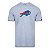 Camiseta New Era Buffalo Bills Logo Time NFL Cinza - Imagem 1