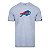 Camiseta New Era Buffalo Bills Logo Time NFL Cinza - Imagem 1