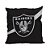 Almofada Las Vegas Raiders NFL Big Logo Futebol Americano - Imagem 1