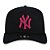 Boné New Era New York Yankees 940 Veranito Preto e Rosa Pink - Imagem 3