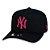 Boné New Era New York Yankees 940 Veranito Preto e Rosa Pink - Imagem 1