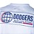 Camiseta New Era Los Angeles Dodgers MLB Tech Globe Branco - Imagem 3