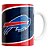 Caneca NFL Buffalo Bills de Porcelana 325ml - Imagem 1