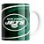 Caneca NFL New York Jets de Porcelana 325ml - Imagem 1