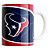 Caneca NFL Houston Texans de Porcelana 325ml - Imagem 1