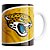Caneca NFL  Jacksonville Jaguars de Porcelana 325ml - Imagem 1