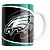 Caneca NFL Philadelphia Eagles de Porcelana 325ml - Imagem 1
