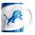 Caneca NFL Detroit Lions de Porcelana 325ml - Imagem 1