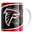 Caneca NFL Atlanta Falcons de Porcelana 325ml - Imagem 1