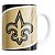 Caneca NFL New Orleans Saints de Porcelana 325ml - Imagem 1