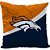 Almofada Denver Broncos NFL Big Logo Futebol Americano - Imagem 1