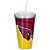 Copo Com Canudo Luxo NFL Arizona Cardinals - Imagem 1