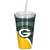 Copo Com Canudo Luxo NFL Green Bay Packers - Imagem 1