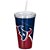 Copo Com Canudo Luxo NFL Houston Texans - Imagem 1