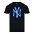 Camiseta New Era New York Yankees MLB Space Glow Preto - Imagem 1