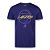 Camiseta New Era Los Angeles Lakers NBA Space Orb Roxo - Imagem 1