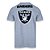 Camiseta New Era Las Vegas Raiders NFL Double Shield Cinza - Imagem 2