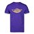 Camiseta New Era Los Angeles Lakers NBA College Convex Roxo - Imagem 1
