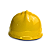 Miniatura de capacete de obra amarelo - Imagem 4