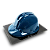 Miniatura de capacete de obra azul - Imagem 1