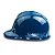 Miniatura de capacete de obra azul - Imagem 3
