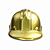 Miniatura de capacete de obra dourado - Imagem 2