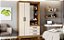 Guarda Roupa 2 Portas B64 03 Gavetas Nature Off White - Imagem 4