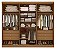 Guarda Roupa 6 Portas D'doro Da Vinci Plus Cinamomo - Imagem 2