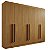 Guarda Roupa 6 Portas D'doro Da Vinci Plus Cinamomo - Imagem 1