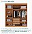 Guarda Roupa 6 Portas Valverde Ubatuba PLUS Cinamomo Off MDF - Imagem 5
