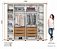 Roupa Roupa 6 Portas Henn Premium Off White Nature - Imagem 3