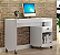 Mesa Computador Valdemoveis Giga Branco - Imagem 1