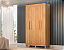 Guarda Roupa 4 Portas Valdemoveis Quero Quero Cinamomo MDF - Imagem 3