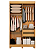 Guarda Roupa 4 Portas Valdemoveis Quero Quero Cinamomo MDF - Imagem 2